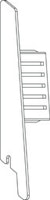 OSMO ALU-CLADDING CONO Endkappe Links VE10